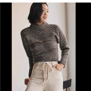 Astr brown cami and shrug - 2 pieces Sweater